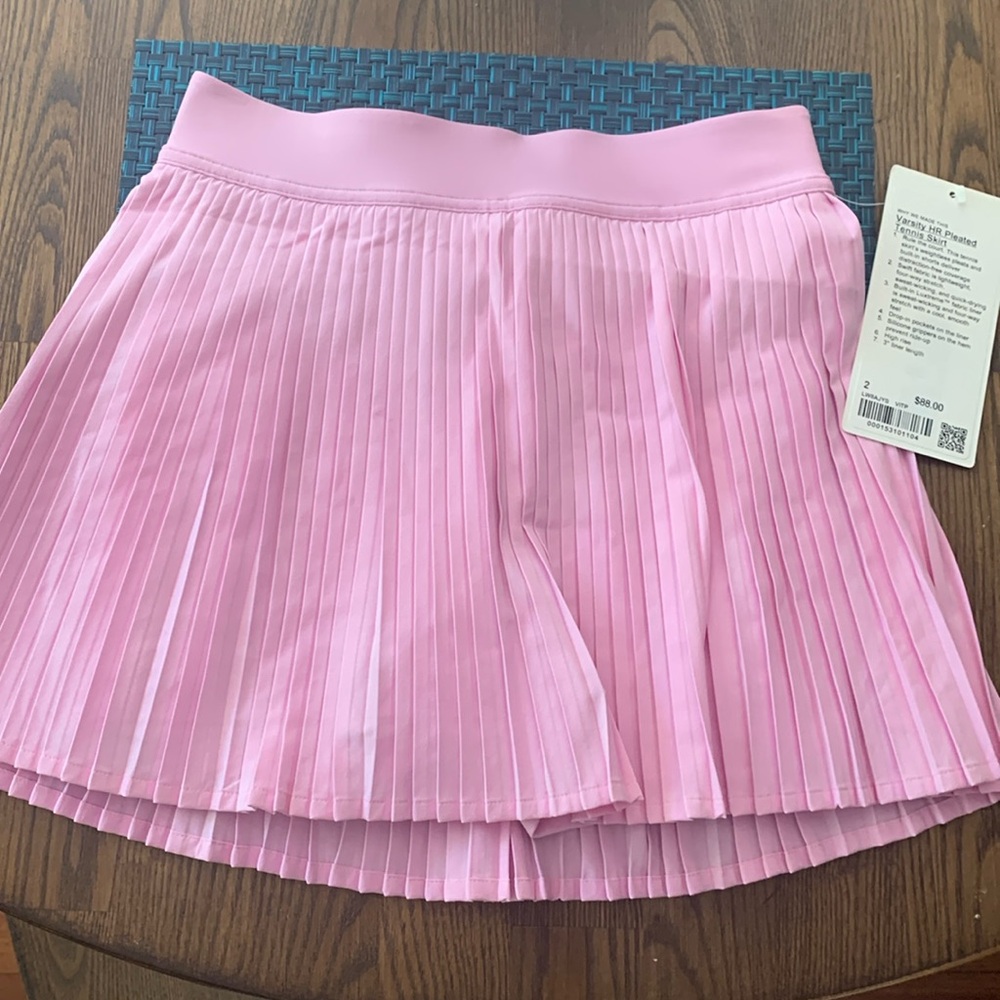 Lululemon Varsity HR Pleated Tennis Skirt